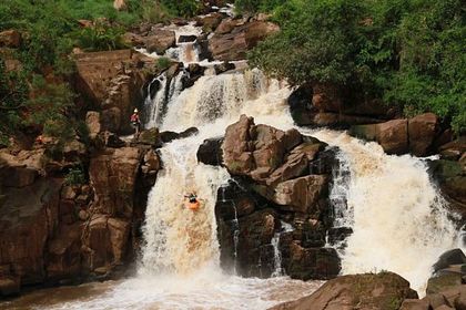 kayak waterfall South Africa
